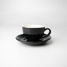Load image into Gallery viewer, Precision Cup &amp; Saucers in Gloss Black
